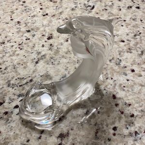 Lenox Crystal Dolphin tea light holder